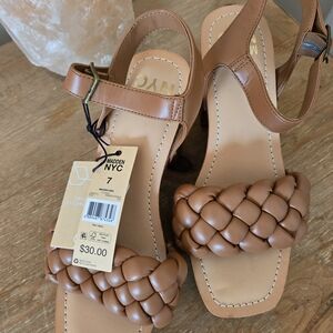 Madden NYC Women's Brown Heeled Sandals